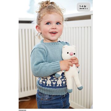 PDF-strikkeoppskrift - Allt om handarbete 0219 - 311 - Genser - Baby