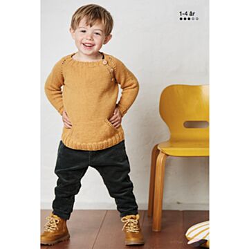 PDF-strikkeoppskrift - Allt om handarbete 0319 - 306 - Genser - Gutt Baby