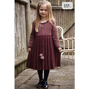 PDF-strikkeoppskrift - Allt om handarbete 1119 - 318 - Kjole - Jente