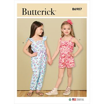 Butterick 6907 - Buksedrakter Shorts - Jente