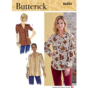Butterick 6855 - Bluse - Dame