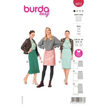 Burda 6073 - Skjørt - Dame