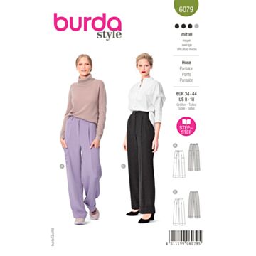 Burda 6079 - Bukse - Dame