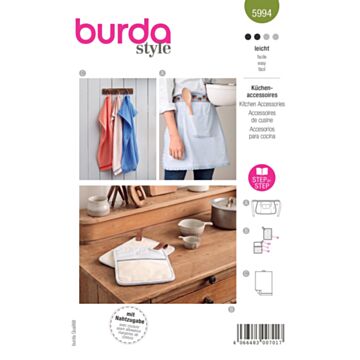 Burda 5994 - Forkle - Tilbehør