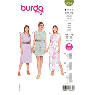 Burda 6009 - Kjole - Dame