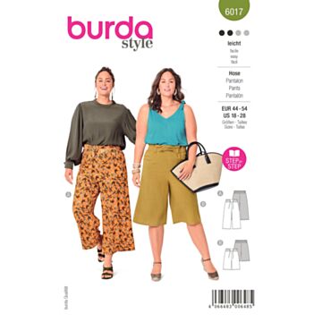 Burda 6017 - Bukse - Dame