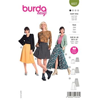Burda 6027 - Skjørt - Dame