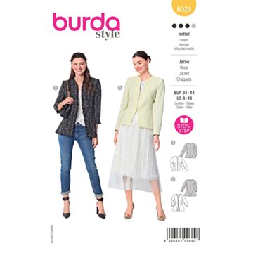 Burda 6029 - Jakke - Dame