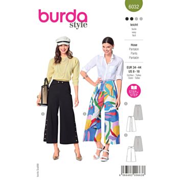 Burda 6032 - Bukse - Dame