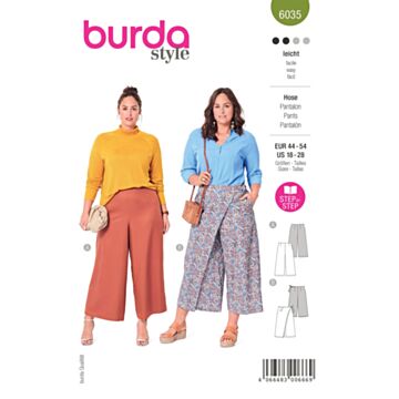 Burda 6035 - Bukse - Dame