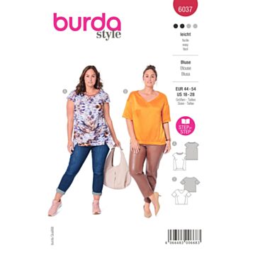Burda 6037 - Topp - Dame