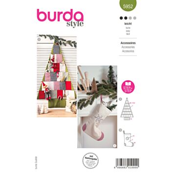 Burda 5952 - Tilbehør - Jul