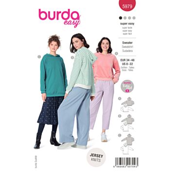 Burda 5979 - Genser - Dame
