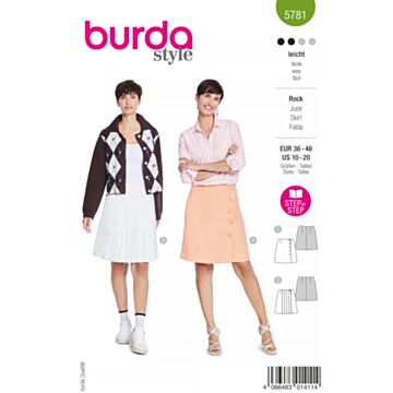 Burda 5781 - Skjørt - Dame
