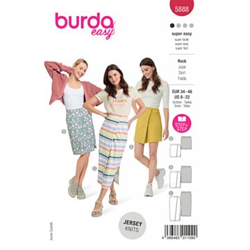 Burda 5888 - Skjørt - Dame