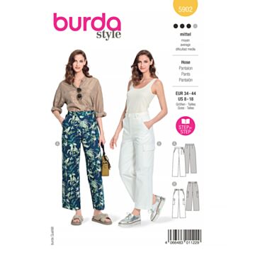 Burda 5902 - Bukse - Dame
