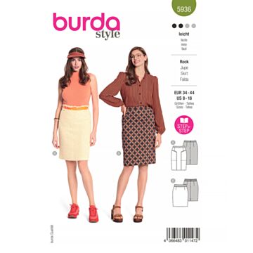 Burda 5936 - Skjørt - Dame