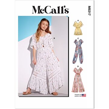 McCall´s 8317 - Buksedrakter - Jente