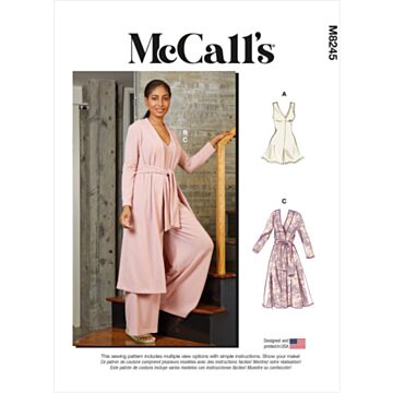 McCall´s 8245 - Buksedrakter Frakk - Dame