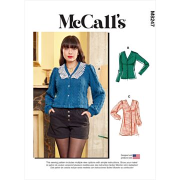 McCall´s 8247 - Genser Topp - Dame