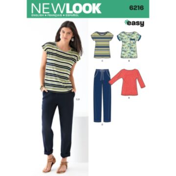 New Look 6216 - Topp Bukse - Dame - Casual