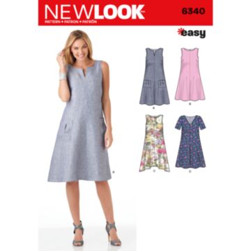 New Look 6340 - Kjole - Dame