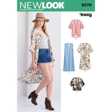 New Look 6378 - Vester Jakke - Dame