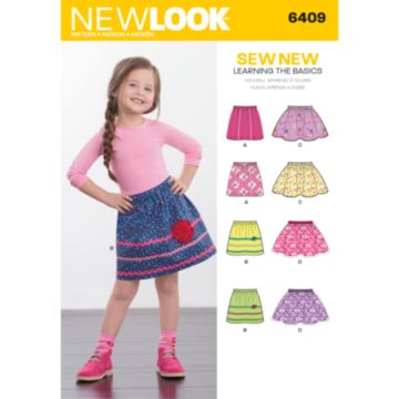 New Look 6409 - Skjørt - Jente