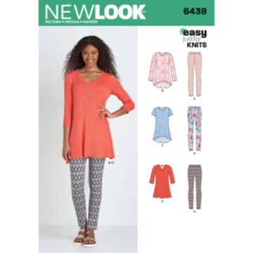 New Look 6439 - Topp Tunika - Dame