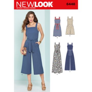 New Look 6446 - Kjole Buksedrakter - Dame