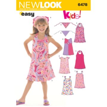 New Look 6478 - Kjole - Jente