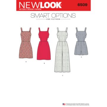 New Look 6509 - Kjole Buksedrakter - Dame