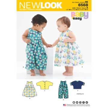 New Look 6568 - Kjole Jakke - Baby