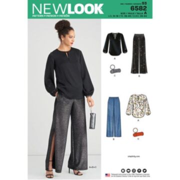 New Look 6582 - Bluse Topp - Dame
