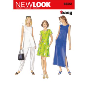 New Look 6602 - Kjole Topp Bukse - Dame
