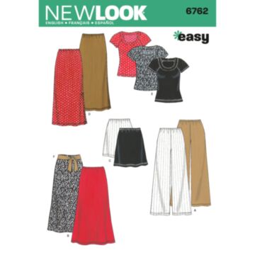 New Look 6762 - Topp Bukse Skjørt - Dame