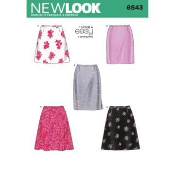 New Look 6843 - Skjørt - Dame
