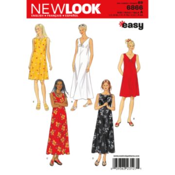 New Look 6866 - Kjole - Dame