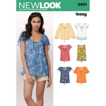 New Look 6889 - Kjole Genser - Dame