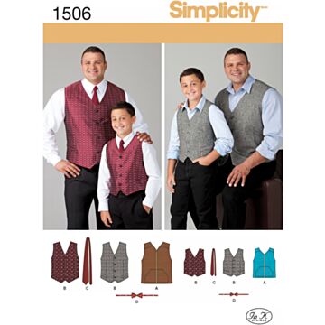 Simplicity 1506 - Vester - Gutt