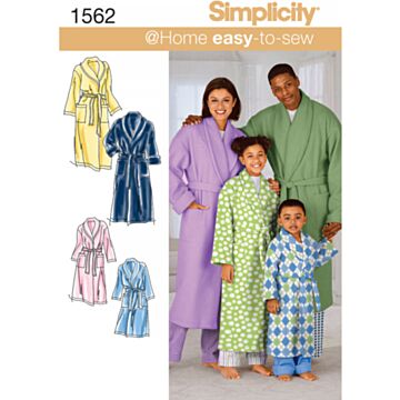 Simplicity 1562 -Pysjamas