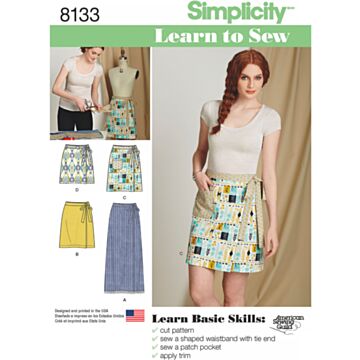 Simplicity 8133 - Skjørt - Dame