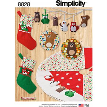 Simplicity 8828 - Jul - Christmas decorations