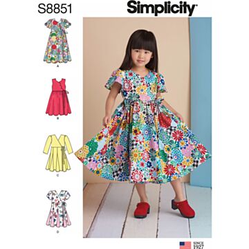 Simplicity 8851 - Kjole Skjørt - Dame