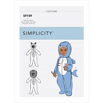 Simplicity 9159 - Kostyme - Baby - Karneval