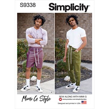 Simplicity 9338 - Bukse Shorts - Herre