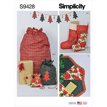 Simplicity 9428 - Hjemmedekorasjon - Jul