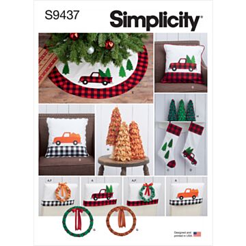 Simplicity 9437 - Pute Hjemmedekorasjon - Jul