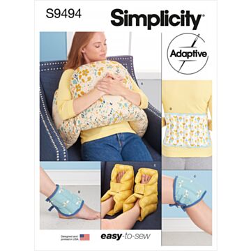 Simplicity 9494 - Tøfler - Tilbehør