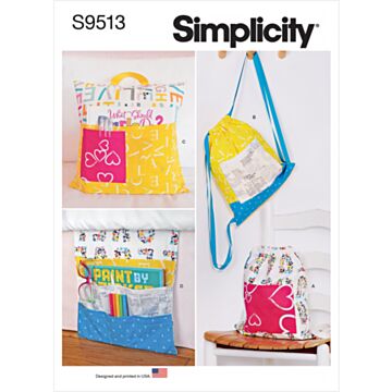 Simplicity 9513 - Hjemmedekorasjon Veske